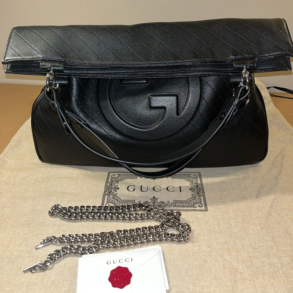 Authentic Gucci Blondie Medium Tote Bag